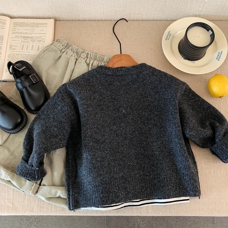 Children's Cardigan Knit Sweater Jacket