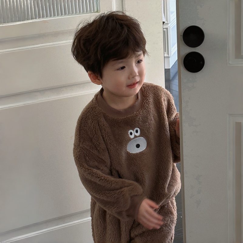 2-Piece Baby & Kids Fleece Bear Set