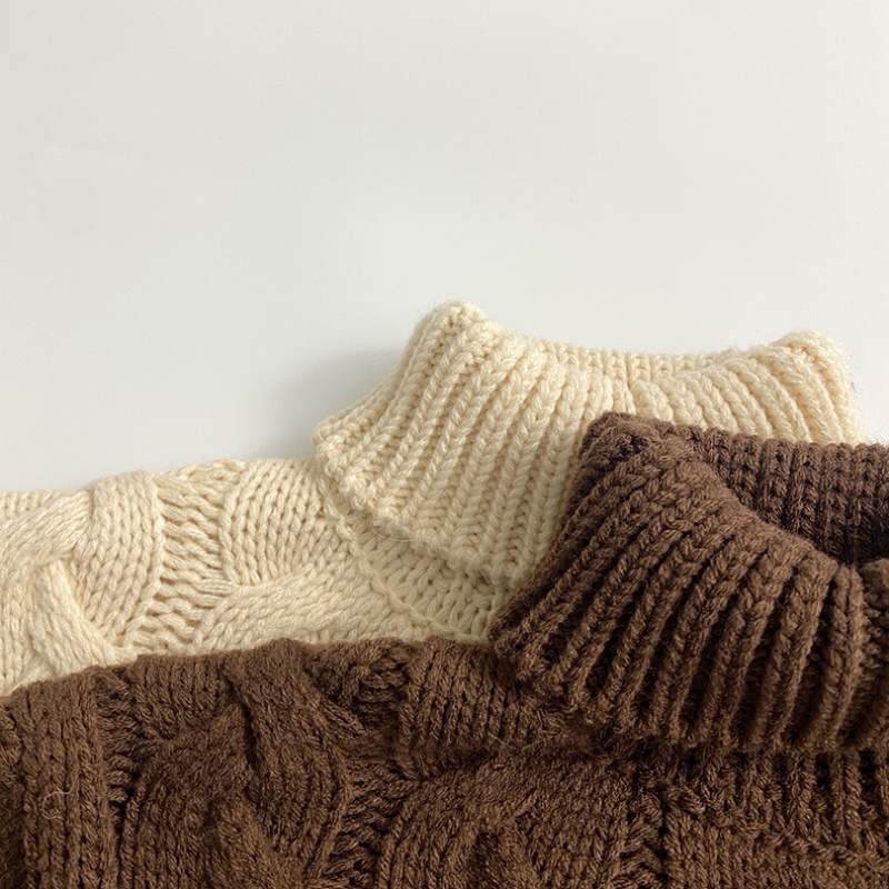 Baby & Kids Twisted Cable Turtleneck Sweater