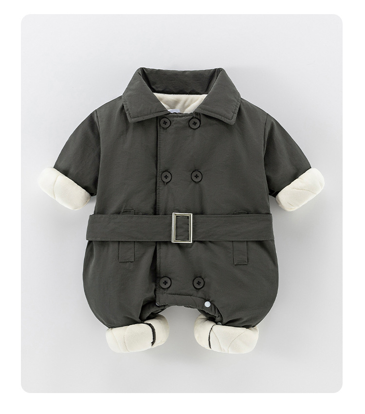 Baby Thick Waistband Workwear Romper