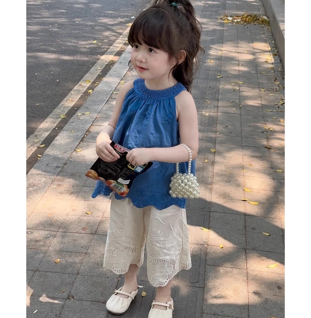 Toddler & Kids Blue Tank and Pants Set