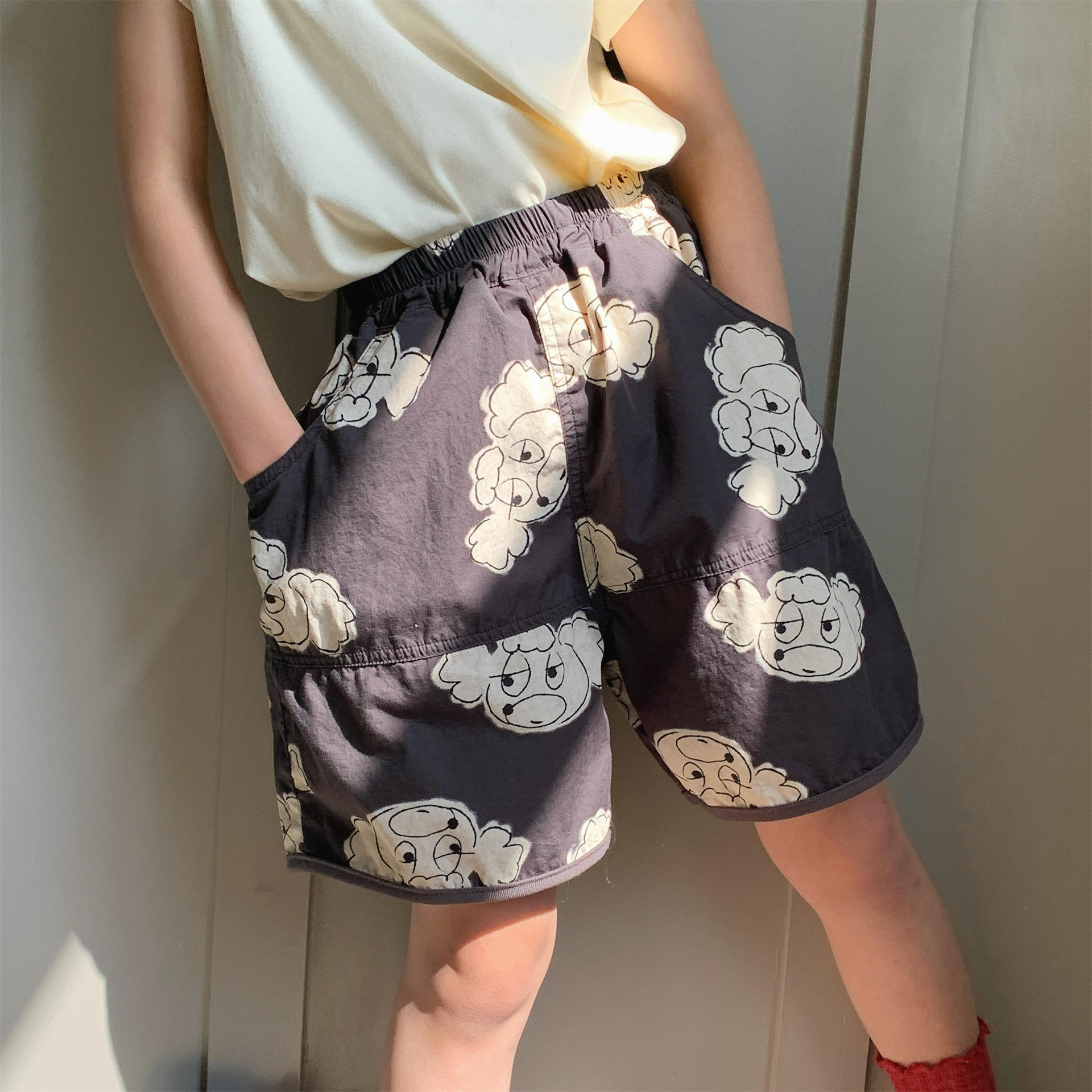 Kids Heart Shaped Dog Shorts