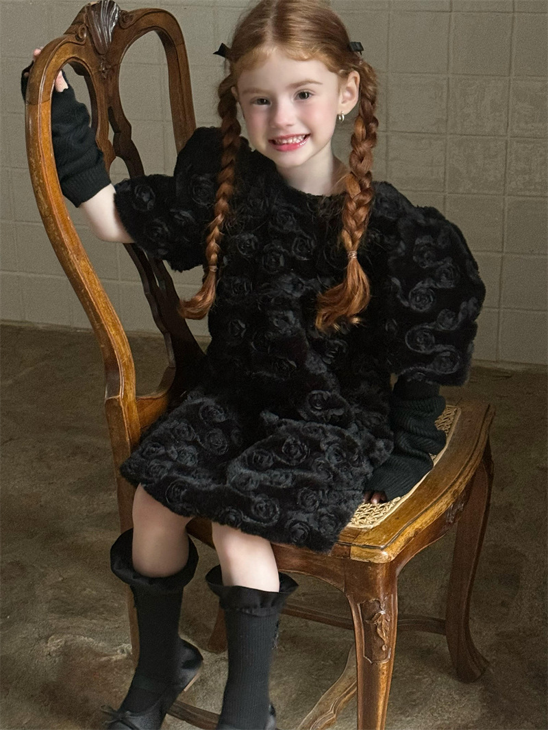 Baby Toddler Girls Floral Embroidery Dress