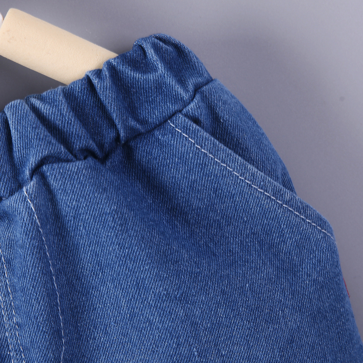 Toddler Zipper Denim 2-Piece Set