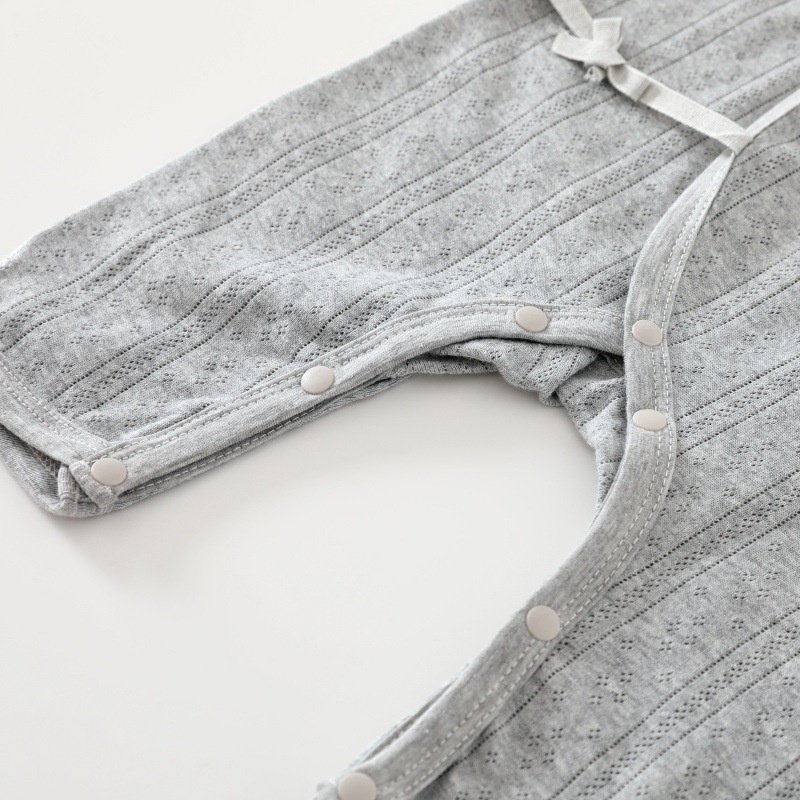 Baby Newborn Tie-Up Romper
