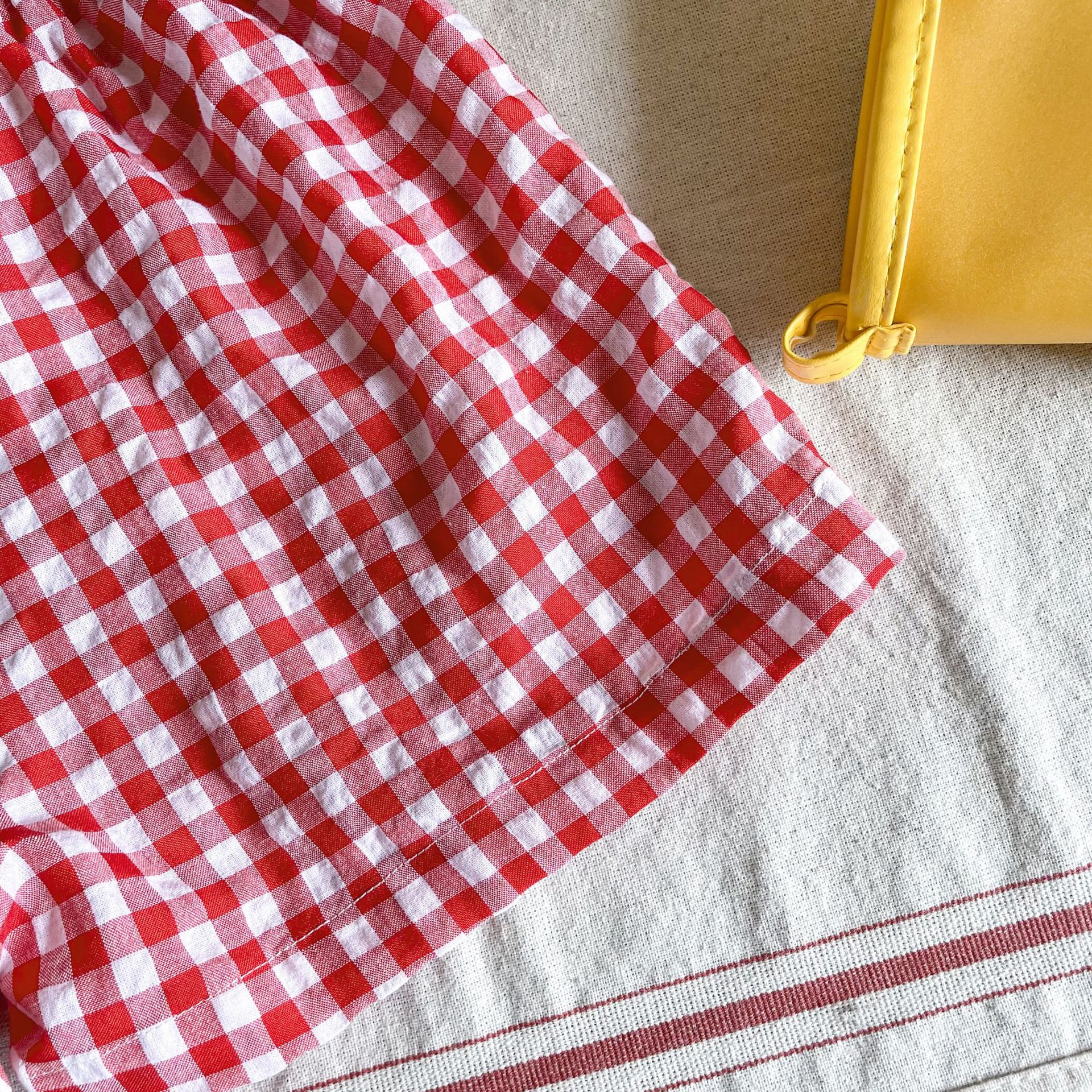 Kids Checkerboard Short Pants