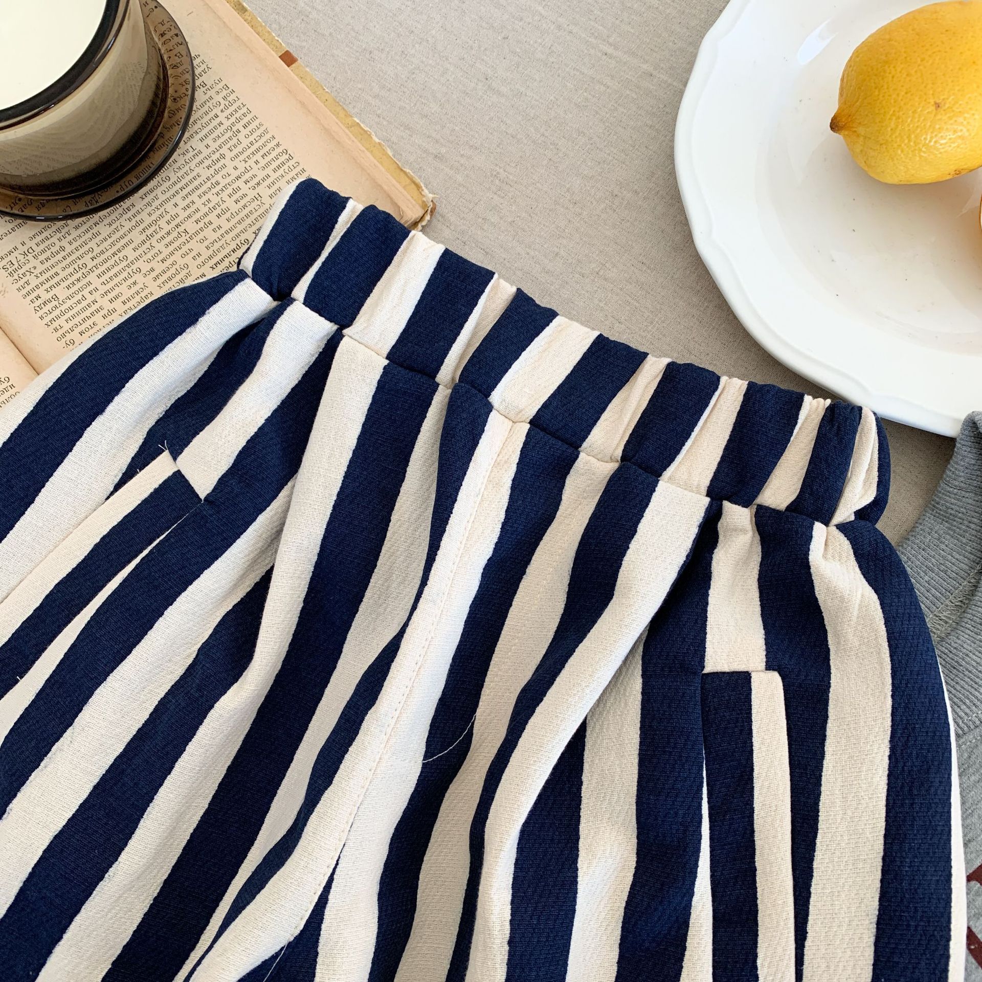 Kids Vertical Stripe Pants