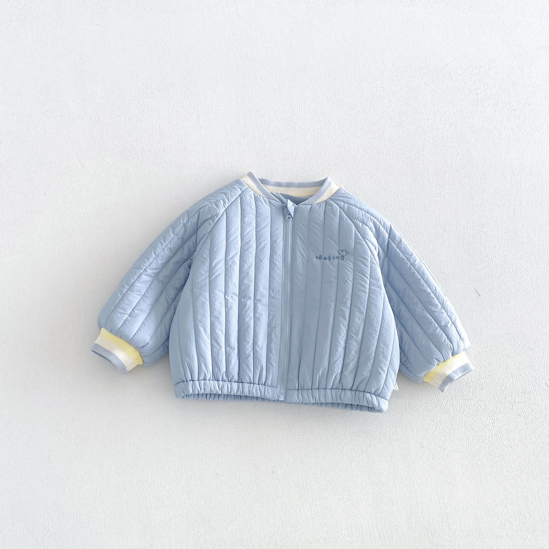 Kids Embroidery Cartoon Pattern Outerwear