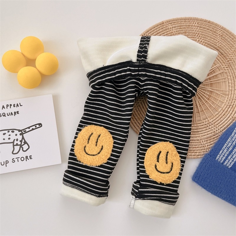 Baby Smiley Face Warm Pants
