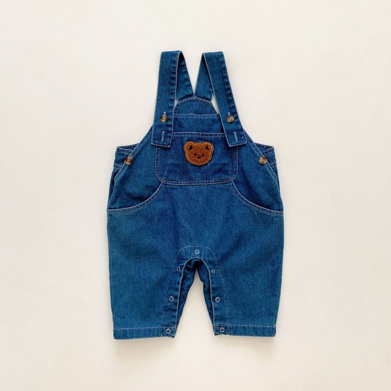 Baby Bear Pocket Denim Overalls