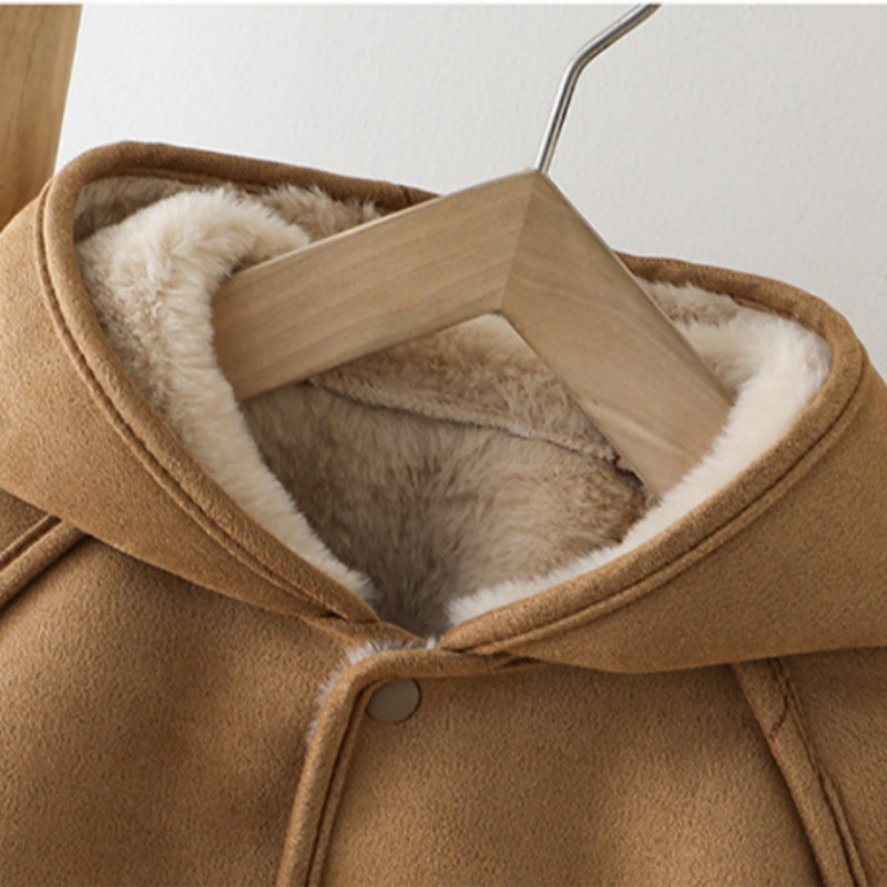 Baby Toddler Brown Padded Warm Outerwear