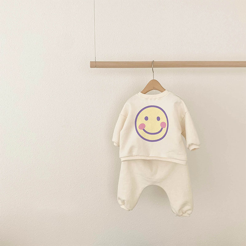 Nice Day Baby Toddler Smiley Sweater Set