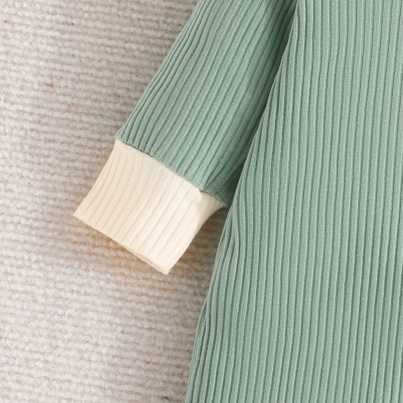 2-Piece Baby Newborn Multi-Color Romper (hat included)