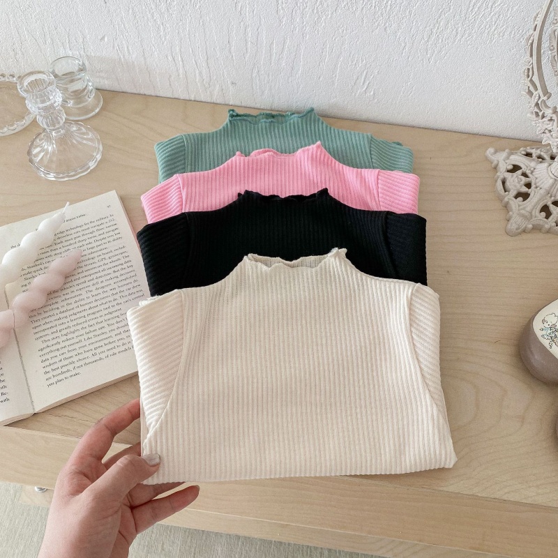 Baby Toddler Girls Half Turtleneck Bottom Top
