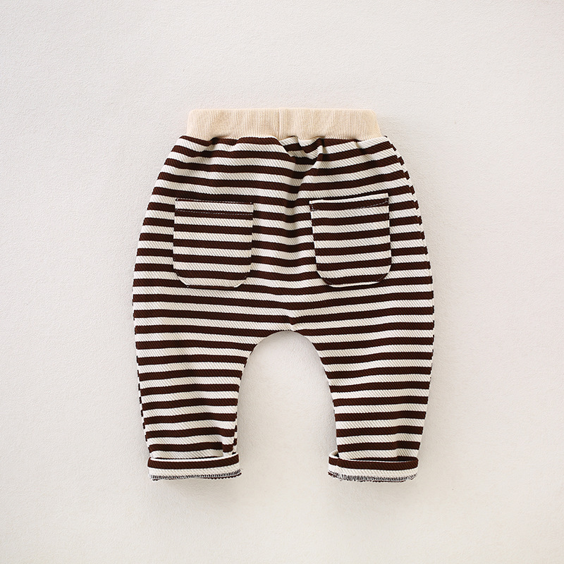 Baby Alphabet Classic Stripe Casual Pants