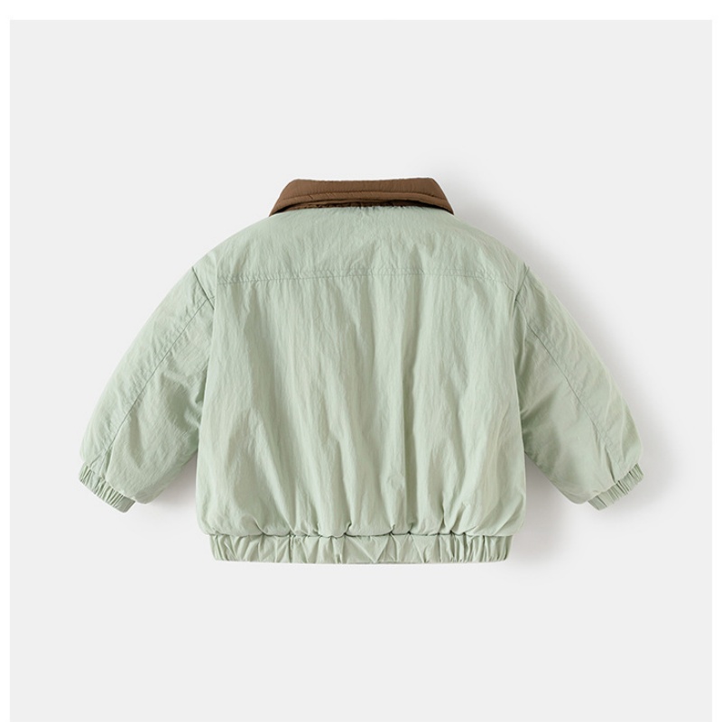 Baby Kids' Boy Color-Blocked Cotton Jacket