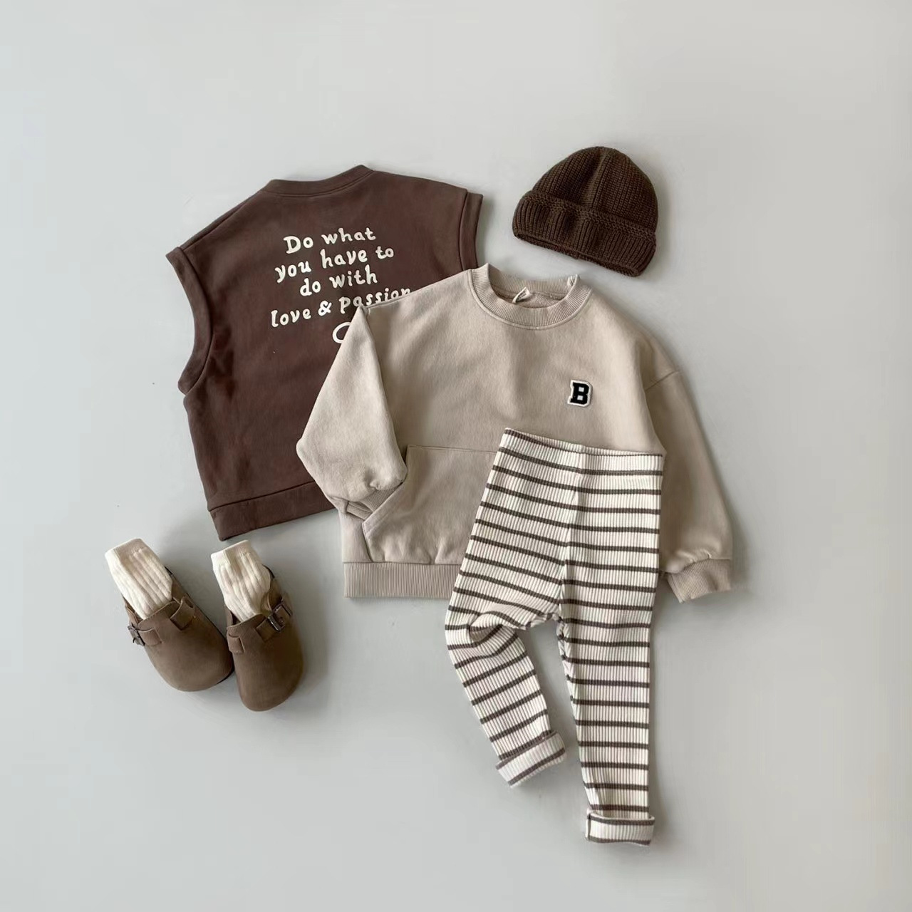 Baby Striped Lovely Basic Leggings