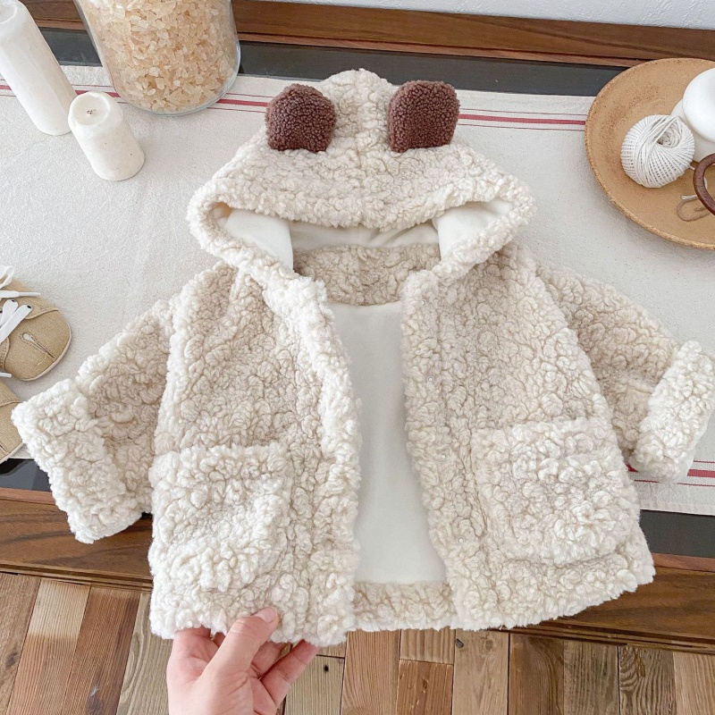 Baby & Kids Bear Ear Fleece Outerwear