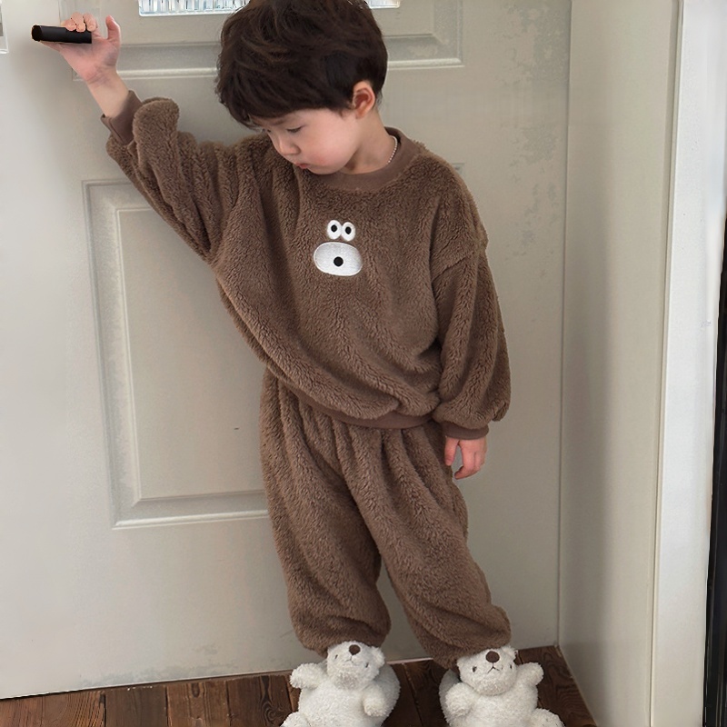 2-Piece Baby & Kids Fleece Bear Set