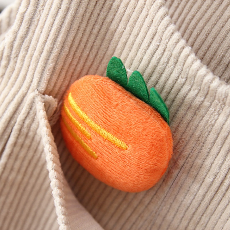 Baby & Toddler Carrot Fleece Overalls