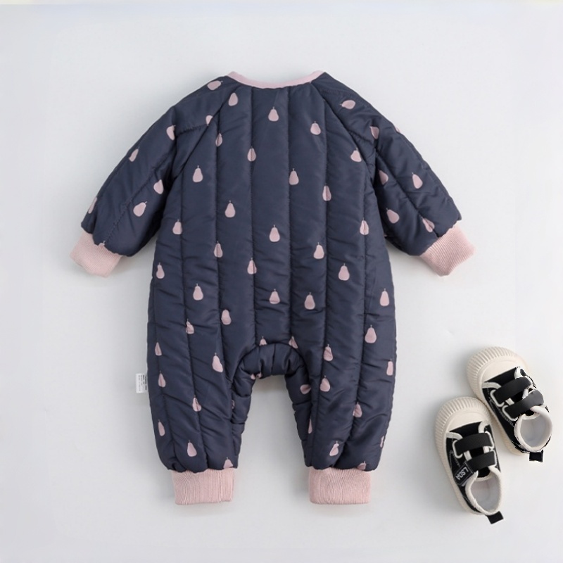 Baby Print Snap-Front Romper