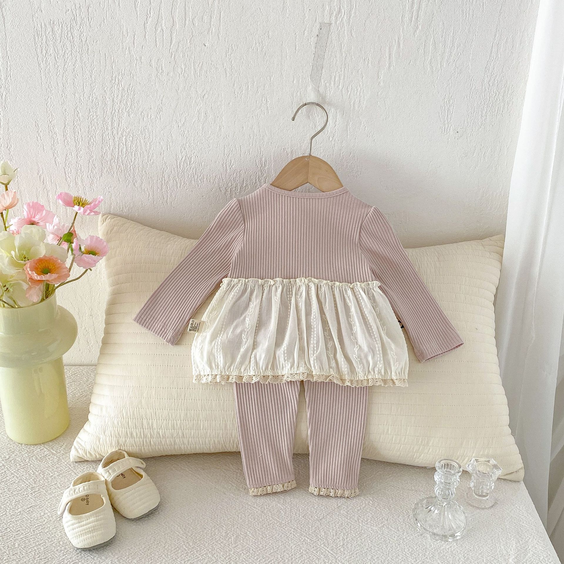 Baby Toddler Girl Lace 2-Piece Sets