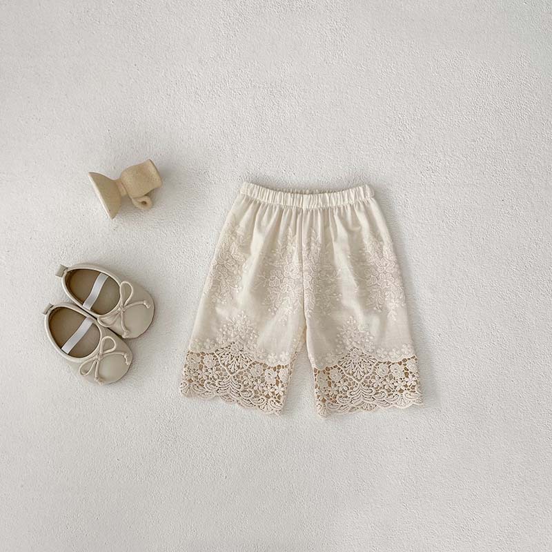 Baby 2-Piece Lace Sleeveless Casual Set