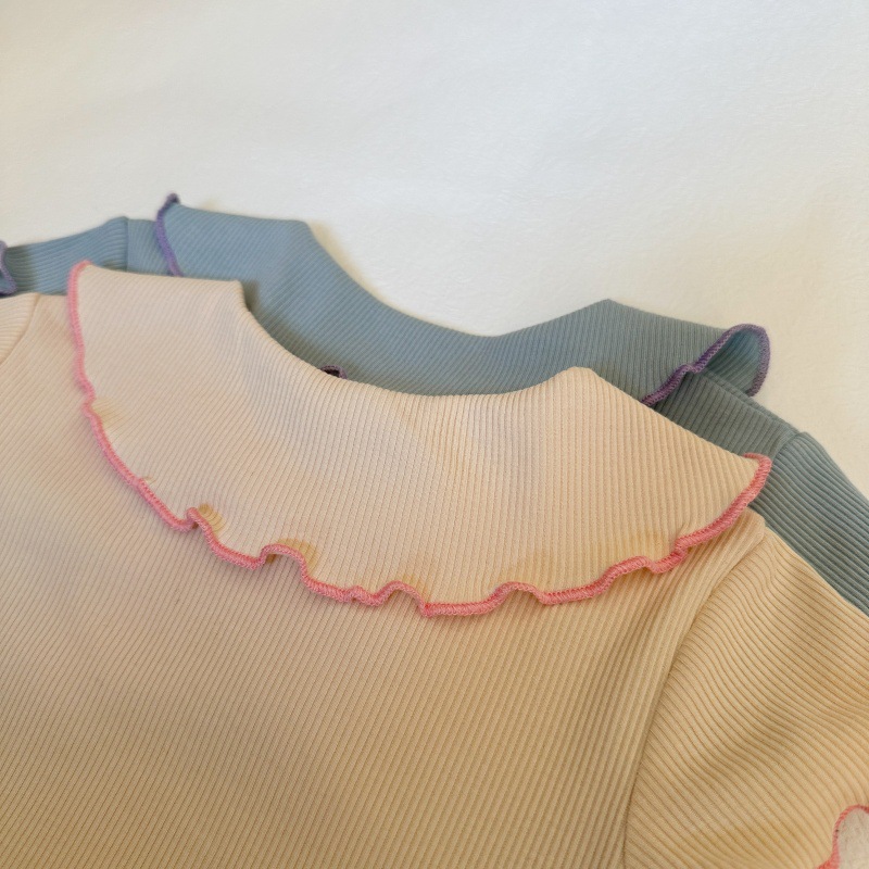 Baby & Kids Girls Bow Collar 2-piece Set