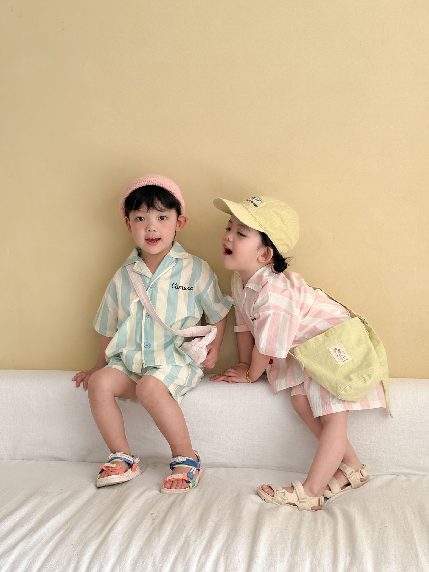 2-Piece Toddler Striped Pajama Set