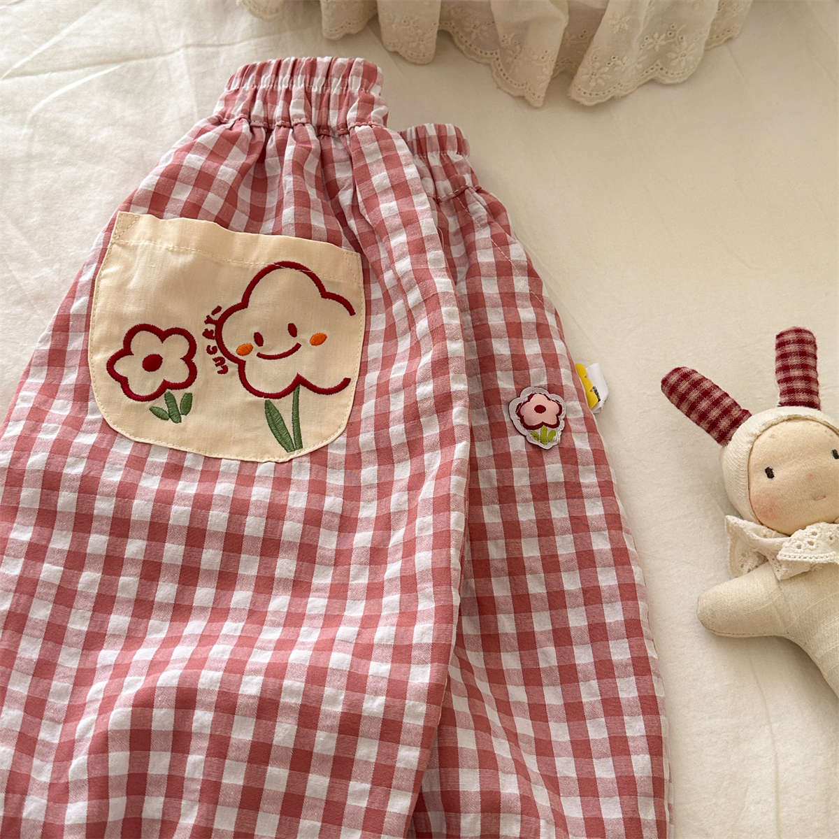Baby& Kid Plaid Pants