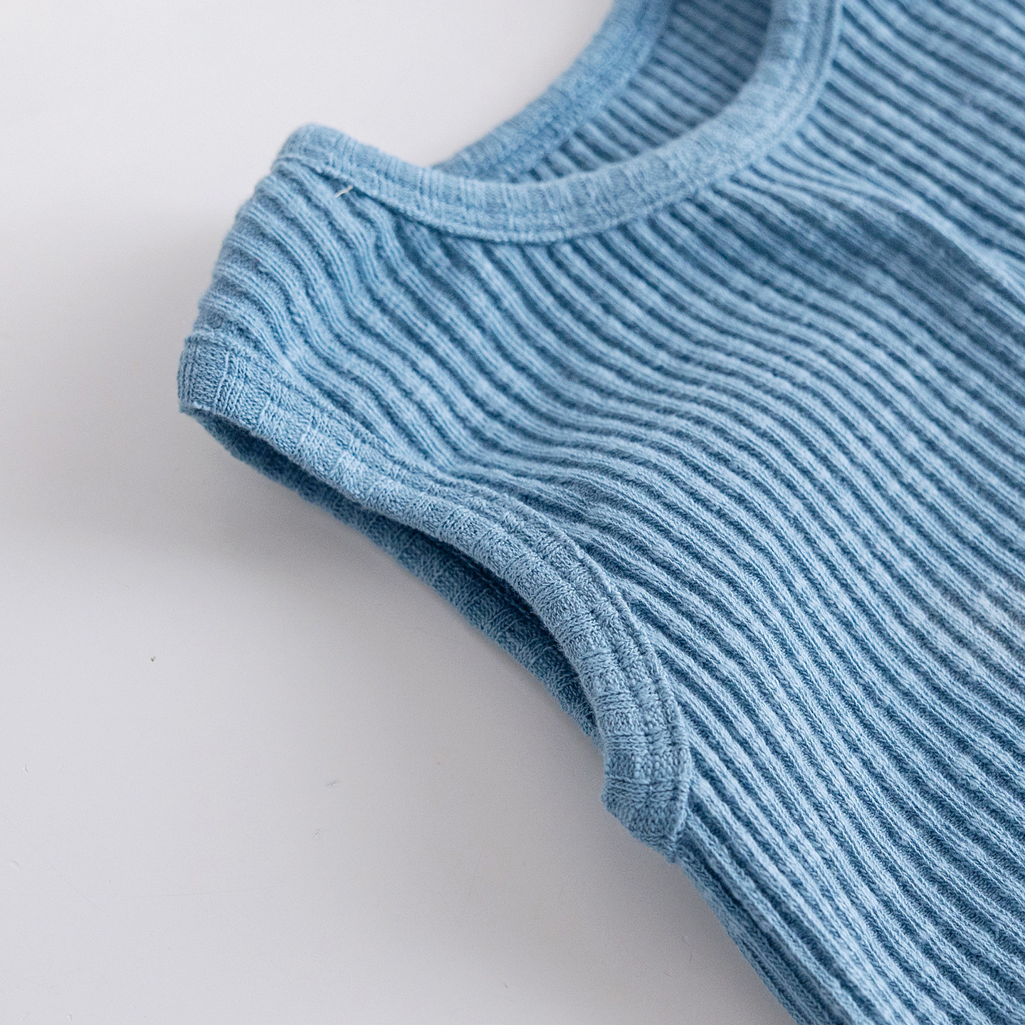 Kids Knit Stripe Vest Top and Dot Pants Sets