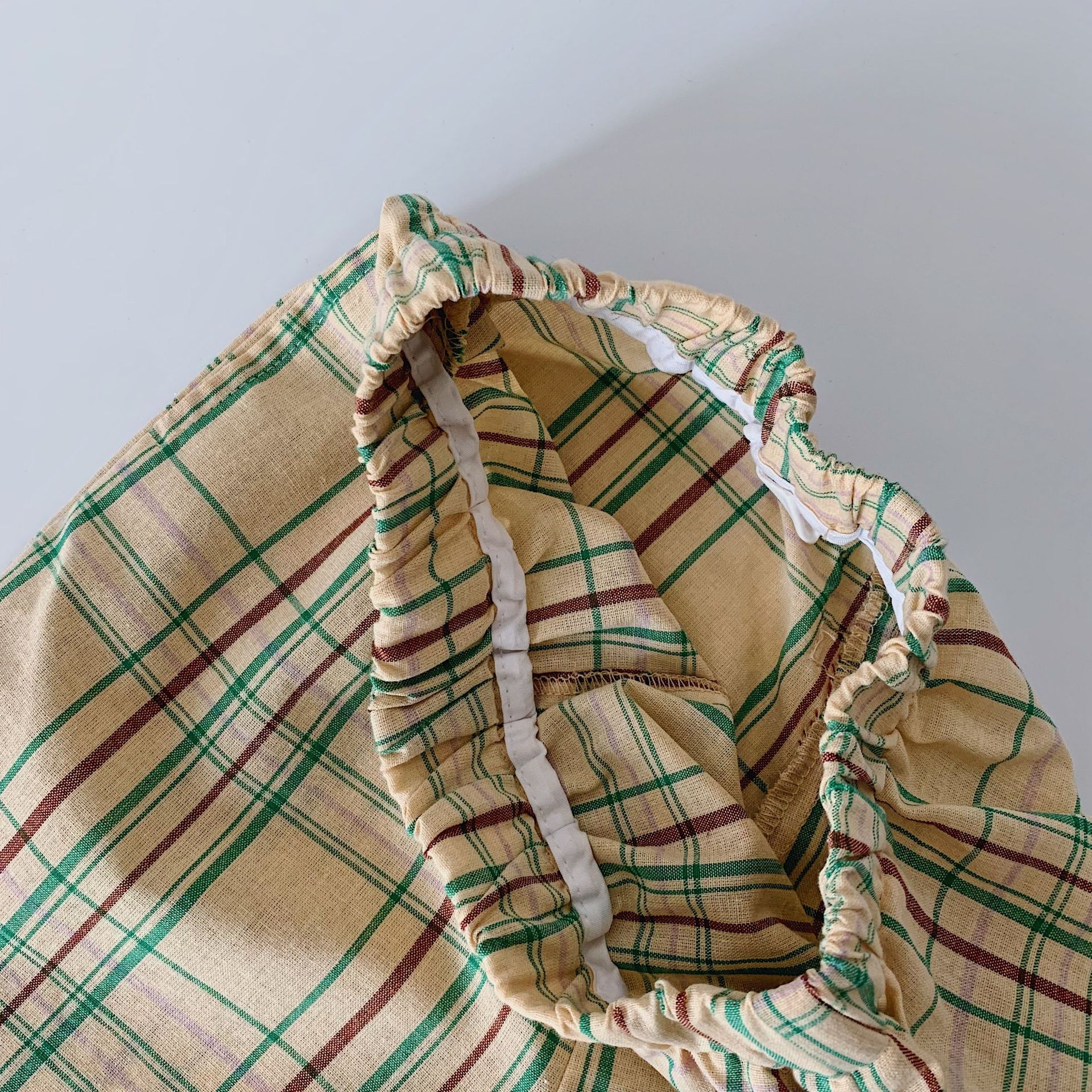 Kids Khaki Plaid Pants