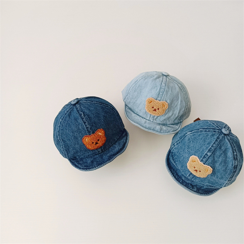 Baby Toddler Little Bear Short-Brimmed Baseball Hat