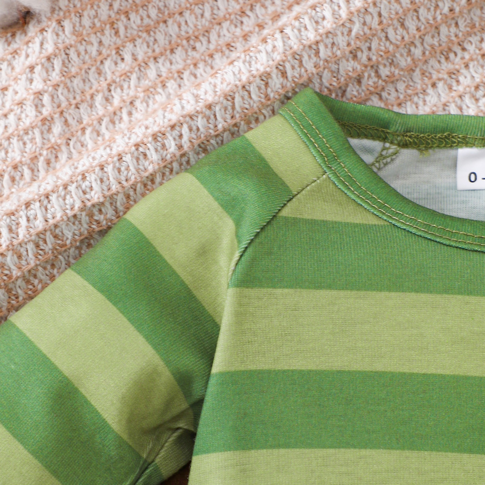 Baby Cartoon Caterpillar Stripe Long Sleeved Onesie and Hat Set