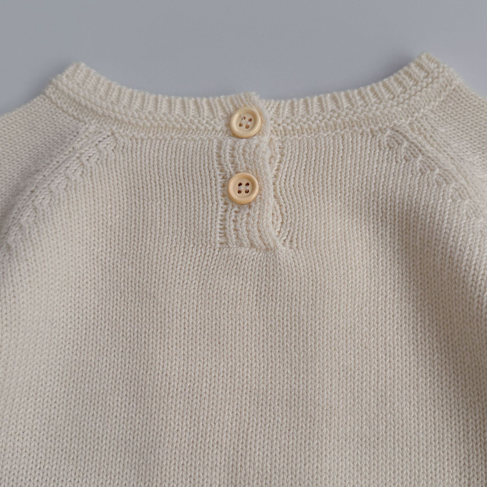 Baby Toddler Solid Color Ruffle Sweater
