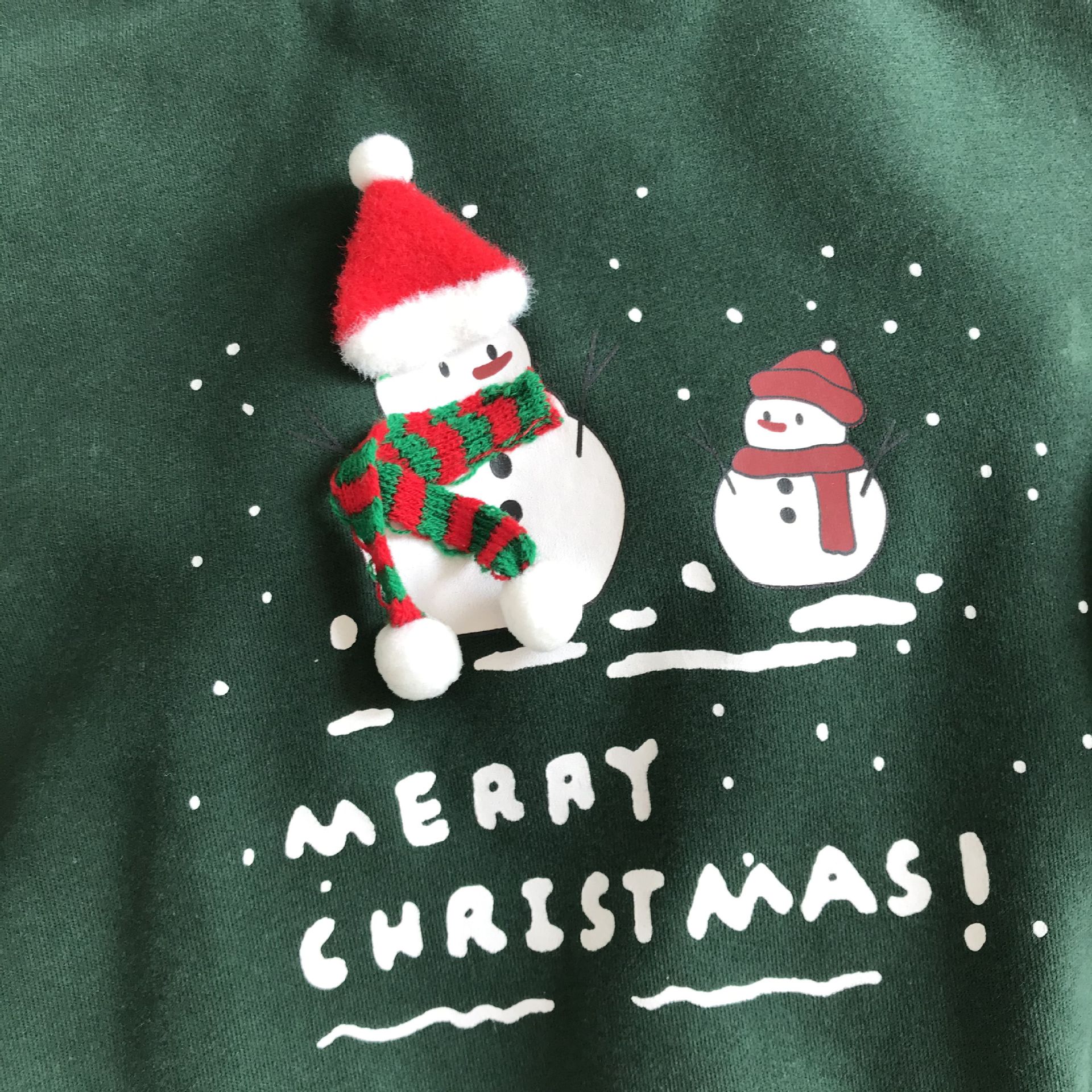 Kids Christmas Loose Hooded Sweatshirt