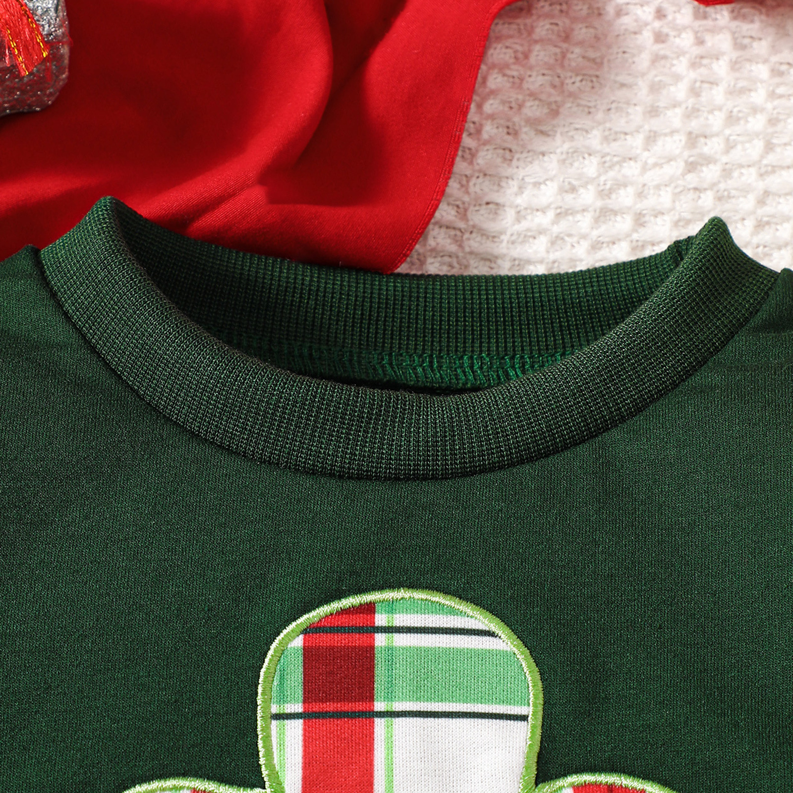 Baby Checkered Gingerbread Man 2-Piece Set