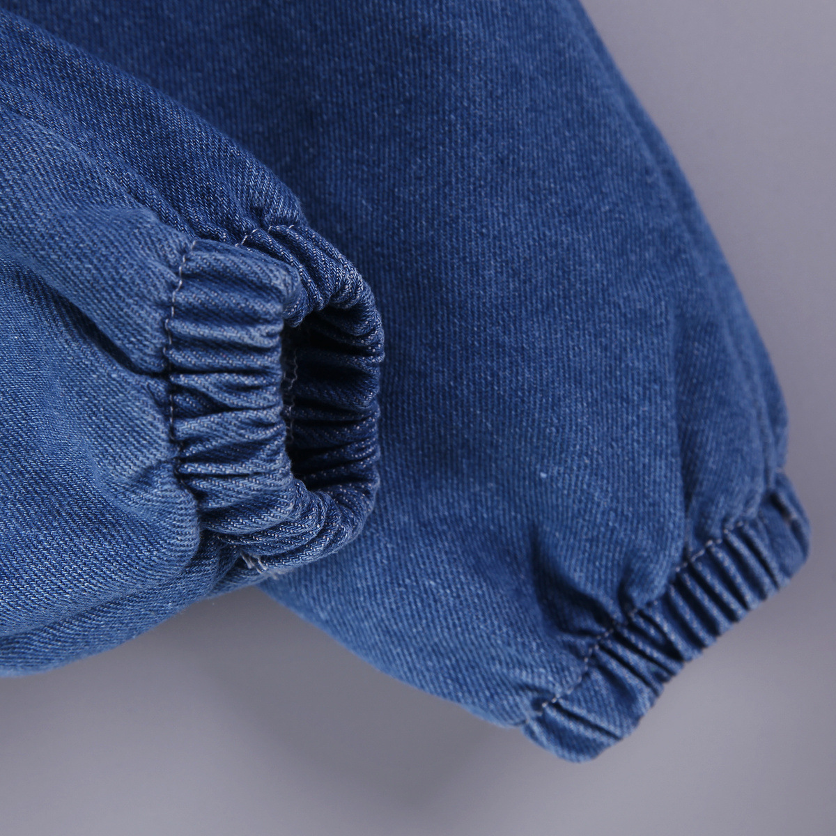Toddler Zipper Denim 2-Piece Set