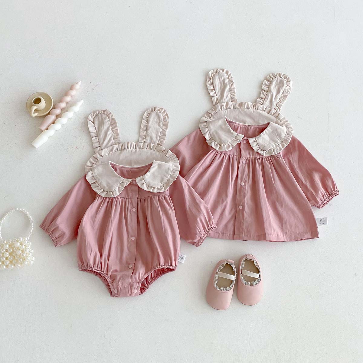 Baby Girl Collared Princess Dress