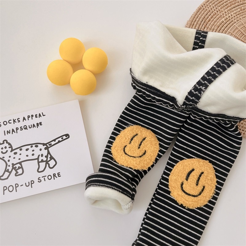 Baby Smiley Face Warm Pants