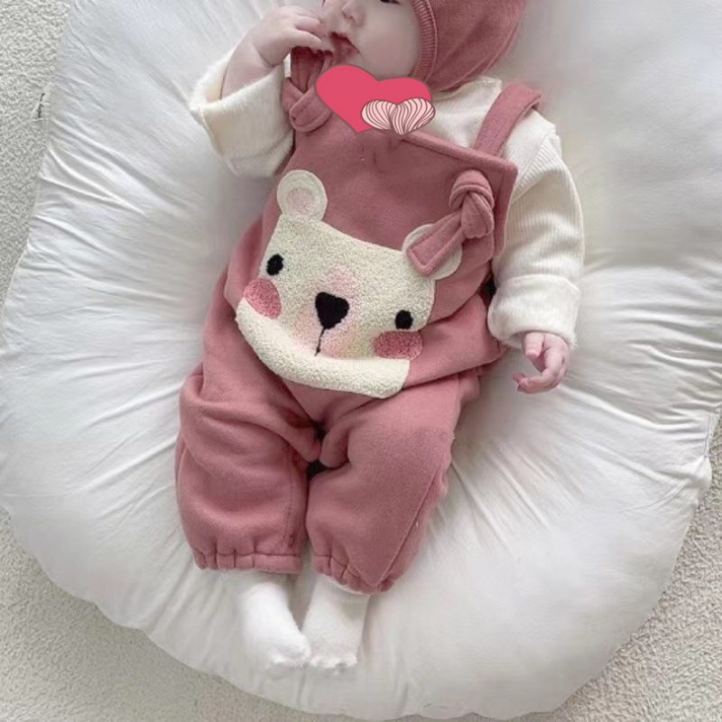 Baby Warm Cute Animal Overalls (sends hat)