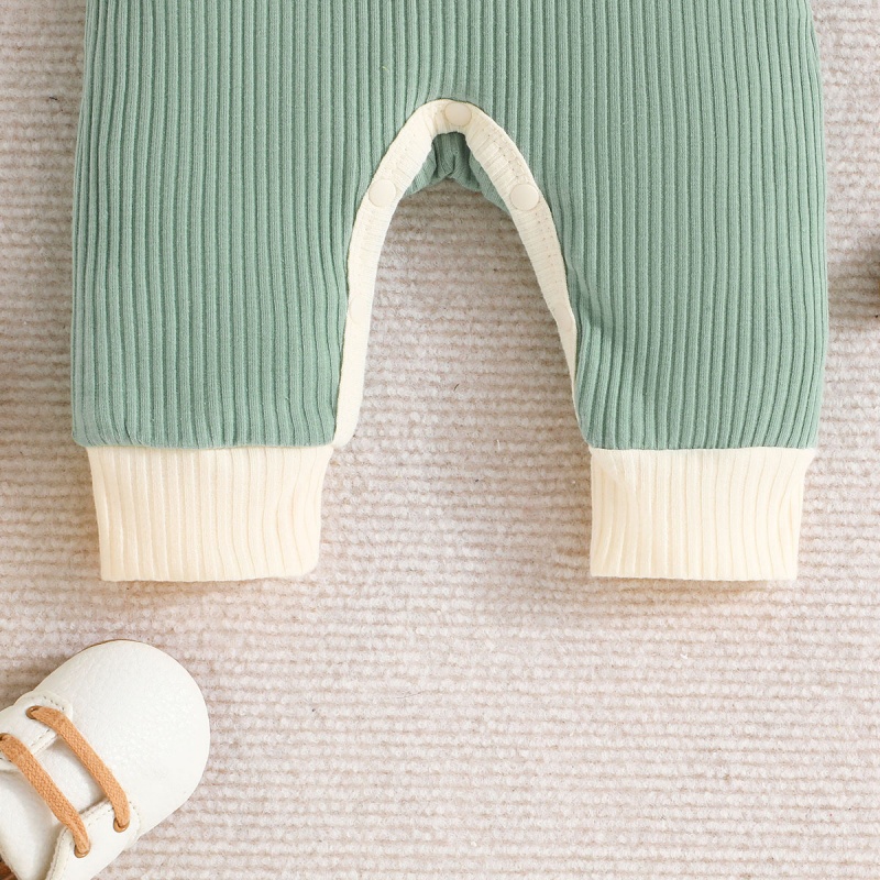 2-Piece Baby Newborn Multi-Color Romper (hat included)