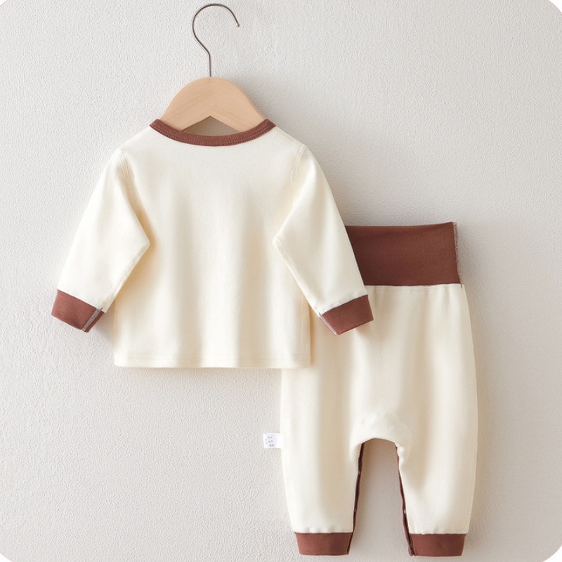 Baby Newborn Bear Colorblock 2-Piece Set