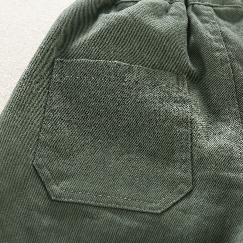 Baby Toddlers Cuffed Casual Pants