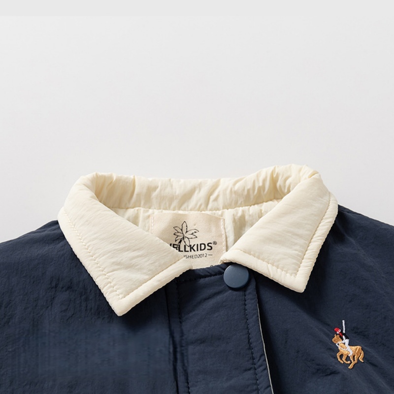 Baby Kids' Boy Color-Blocked Cotton Jacket