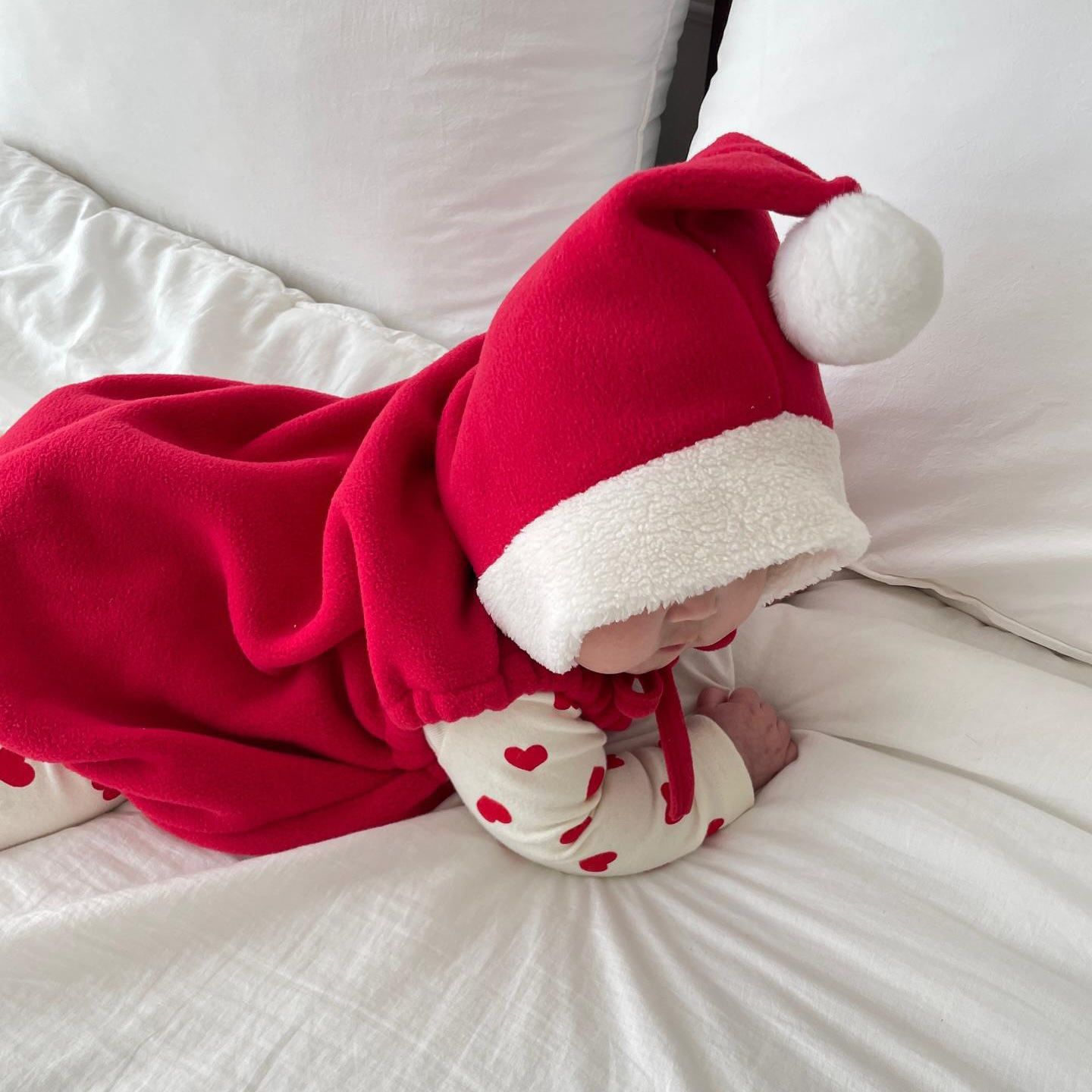 Baby Christmas Vest Hooded Romper