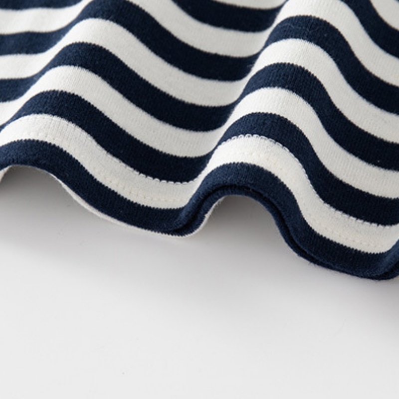 Baby Kids' Boy Smiley Face Striped Polo Shirt