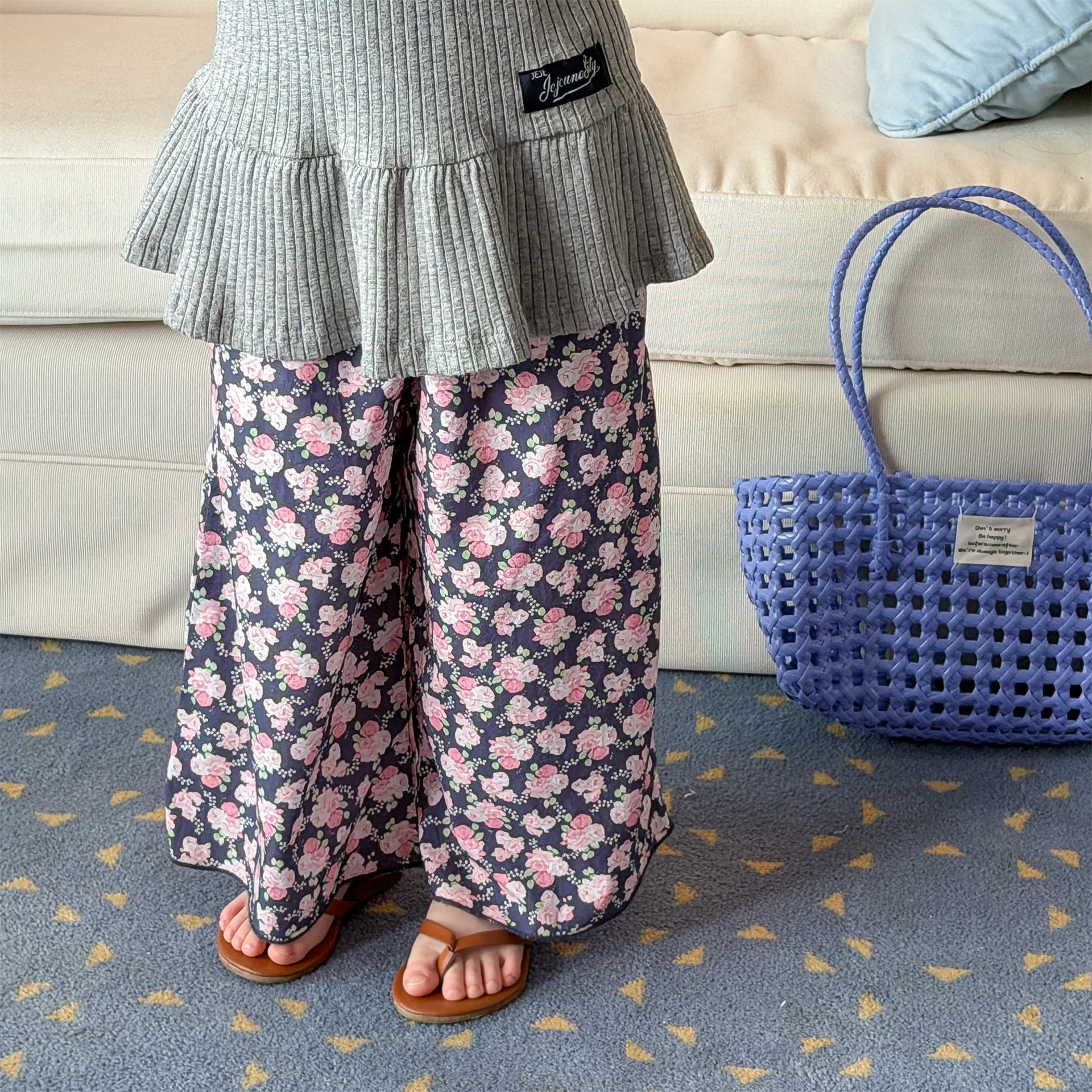 Baby & Kids Girls Flower/Dot Pants