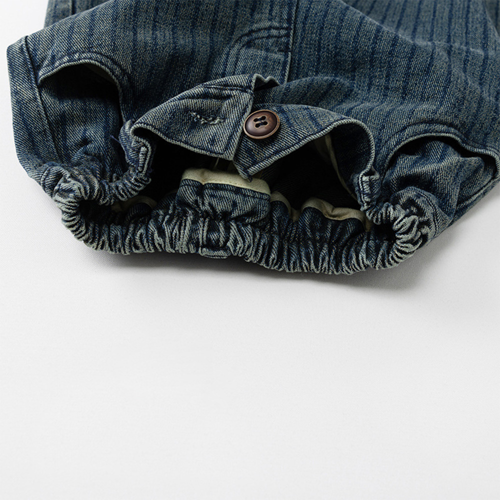 Baby Toddler Blue Stripe Denim Loose Pants