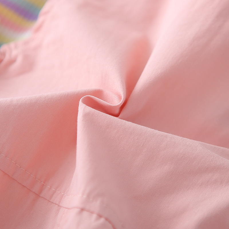 Toddler 2-Piece Duck Striped Overalls Set